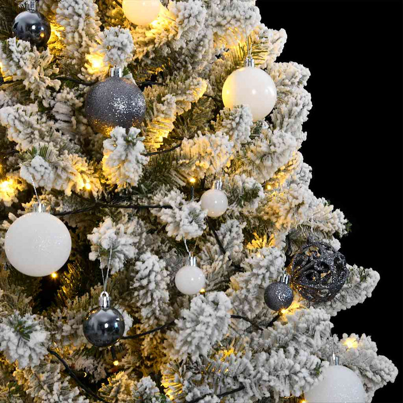 Artificial Hinged Christmas Tree 300 LEDs & Ball Set 210 cm