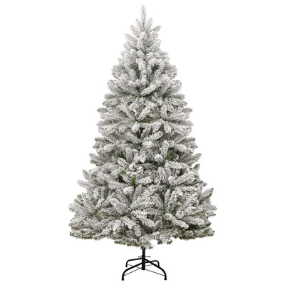 Artificial Hinged Christmas Tree 300 LEDs & Ball Set 210 cm