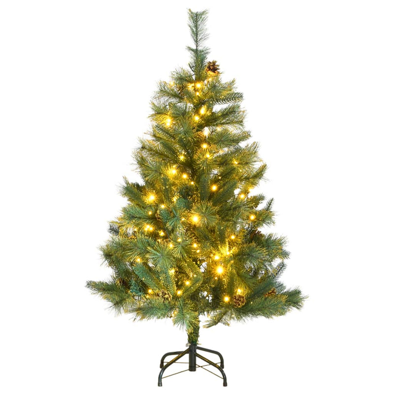 Artificial Hinged Christmas Tree 150 LEDs 150 cm