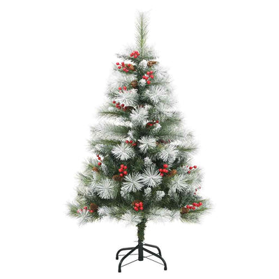 Artificial Hinged Christmas Tree with 150 LEDs & Ball Set 150 cm