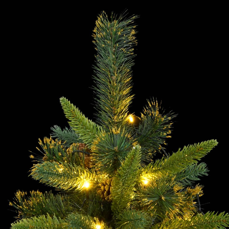 Artificial Hinged Christmas Tree 300 LEDs 180 cm