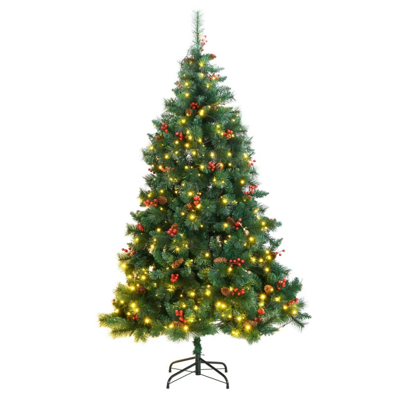 Artificial Hinged Christmas Tree 300 LEDs 180 cm