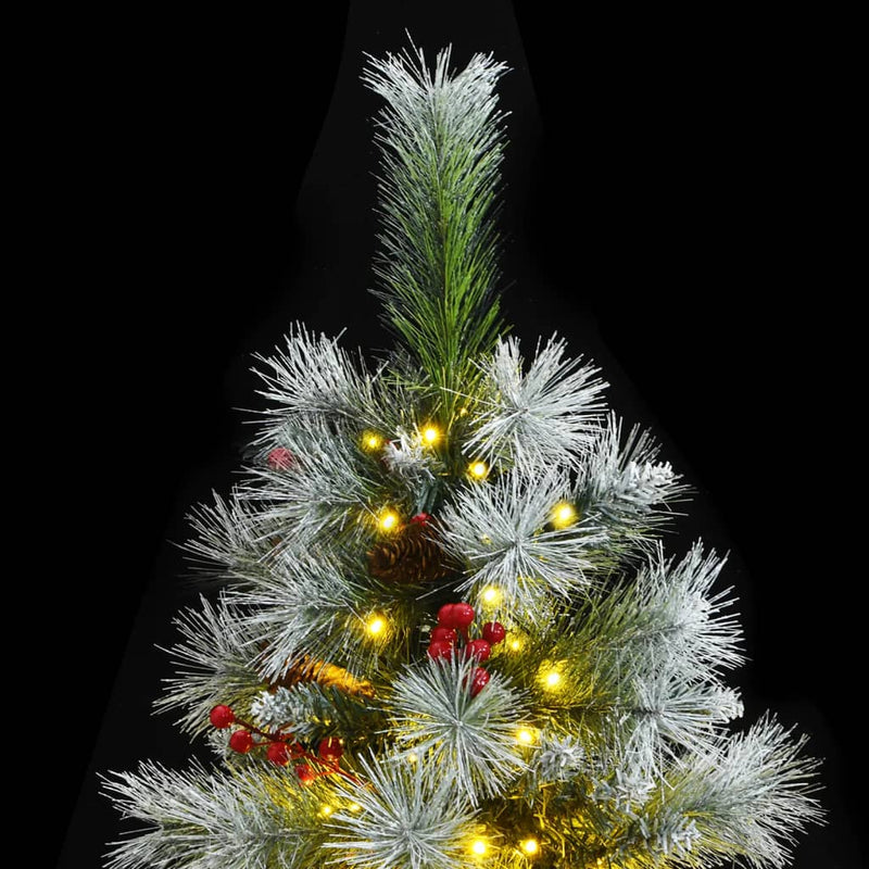 Artificial Hinged Christmas Tree 300 LEDs 180 cm