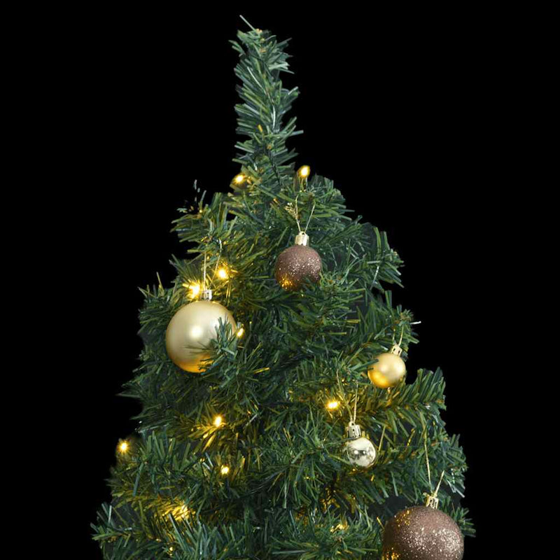 Slim Christmas Tree 300 LEDs & Ball Set 270 cm