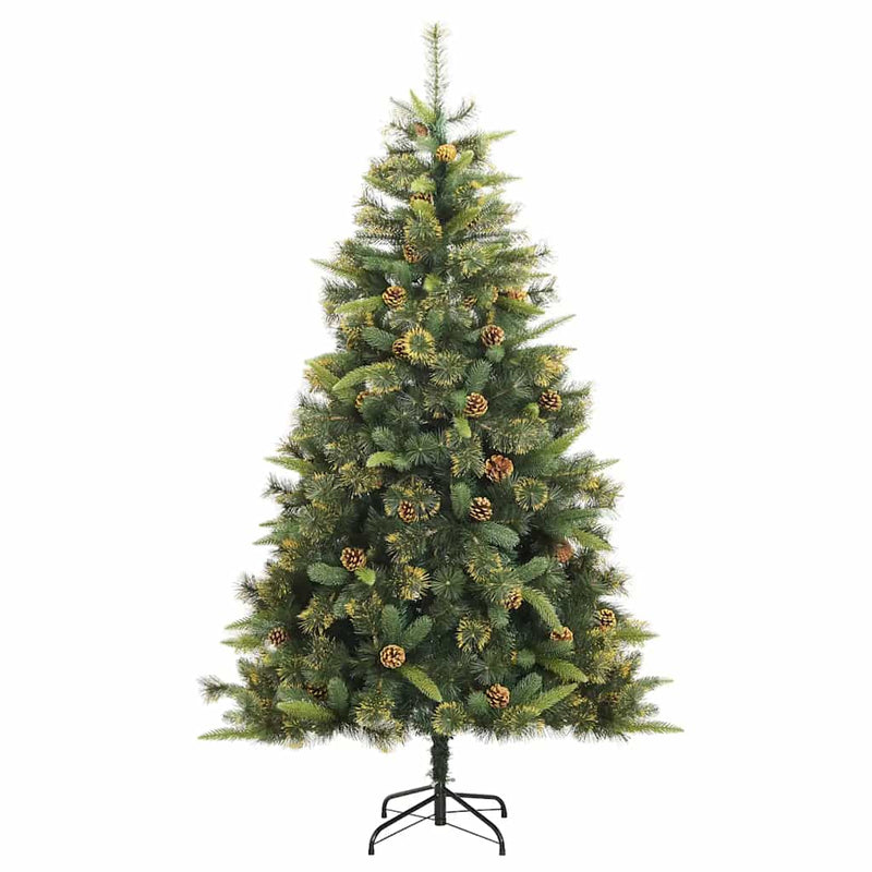 Artificial Hinged Christmas Tree with 300 LEDs & Ball Set 180 cm