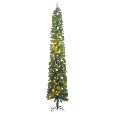 Slim Christmas Tree 300 LEDs & Ball Set 300 cm