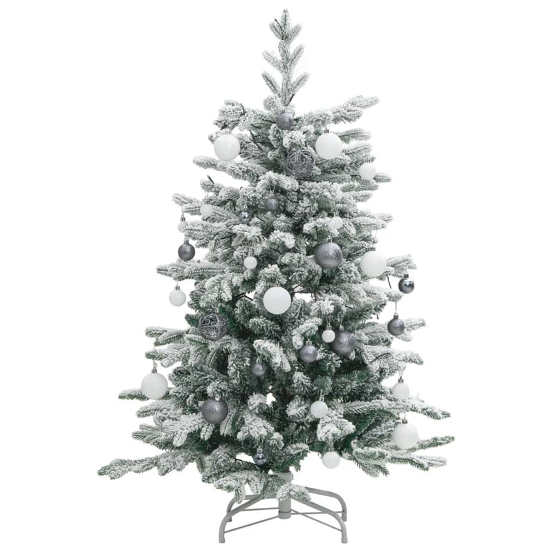 Artificial Hinged Christmas Tree with 150 LEDs & Ball Set 150 cm