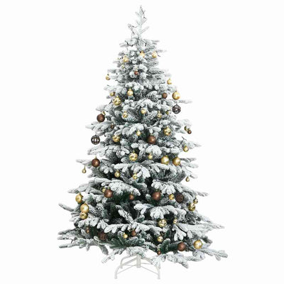 Artificial Hinged Christmas Tree 300 LEDs & Ball Set 180 cm