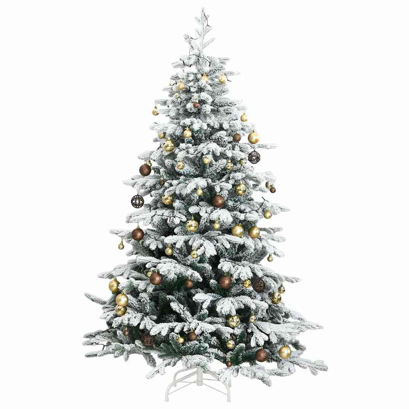 Artificial Hinged Christmas Tree 300 LEDs & Ball Set 180 cm