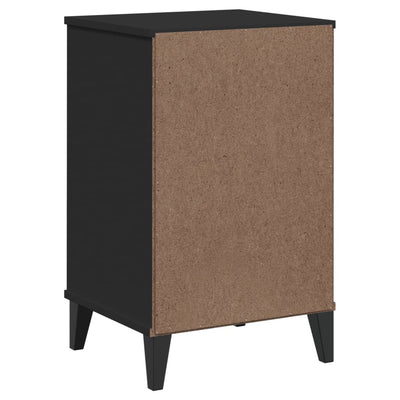 Bedside Cabinet VIKEN Black Engineered Wood