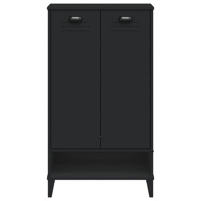 Shoe Cabinet VIKEN Black Engineered Wood