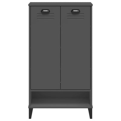 Shoe Cabinet VIKEN Anthracite Grey Engineered Wood