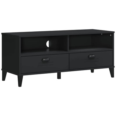 TV Cabinet VIKEN Black Engineered Wood