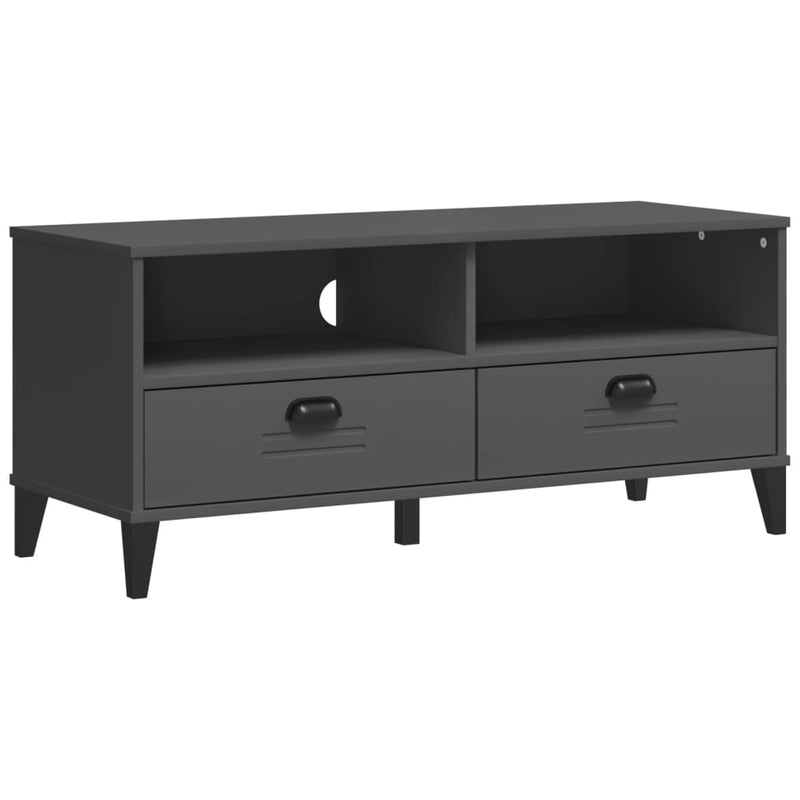 TV Cabinet VIKEN Anthracite Grey Engineered Wood