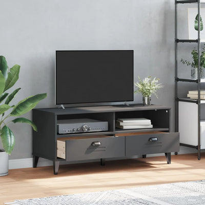 TV Cabinet VIKEN Anthracite Grey Engineered Wood