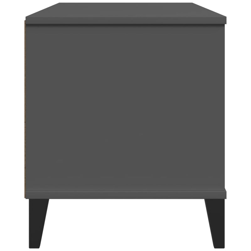 TV Cabinet VIKEN Anthracite Grey Engineered Wood