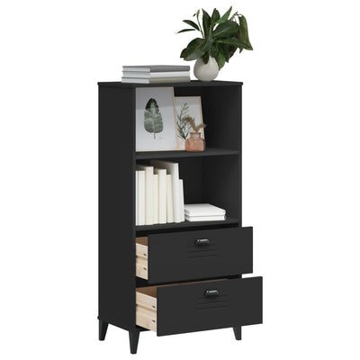 Bookcase VIKEN Black 60x35x123 cm Engineered Wood