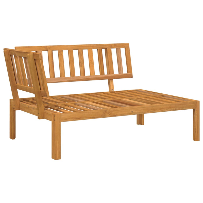 3 Piece Garden Pallet Sofa Set Solid Wood Acacia