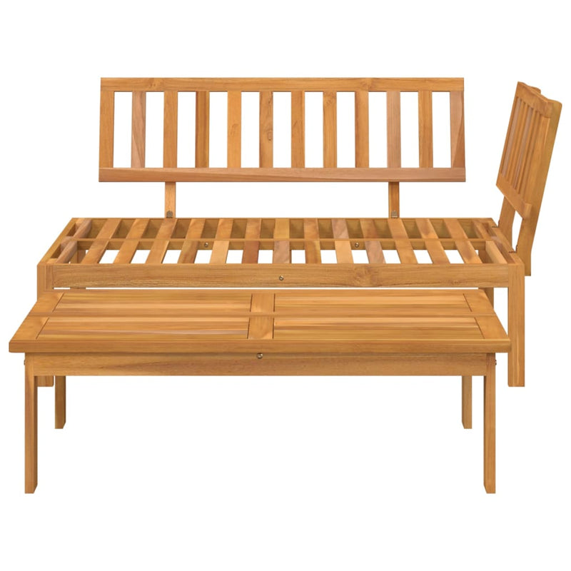 Garden Pallet Sofa Set 2 Piece Solid Wood Acacia