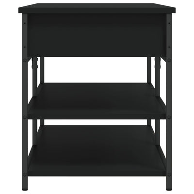 Shoe Bench Black 100x42.5x50 cm Engineered Wood