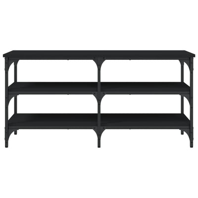 Shoe Bench Black 100x38.5x49 cm Engineered Wood