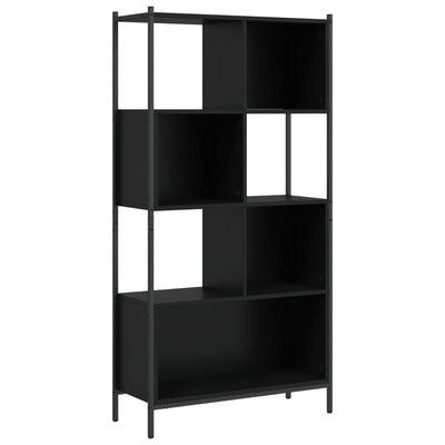 Bookcase Black 72x28x172 cm Engineered Wood