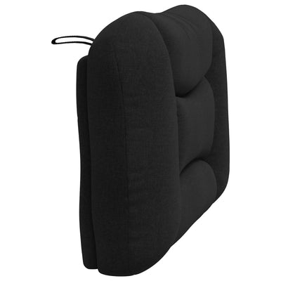 Headboard Cushion Black 90 cm Fabric