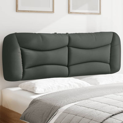 Headboard Cushion Dark Grey 153 cm Fabric