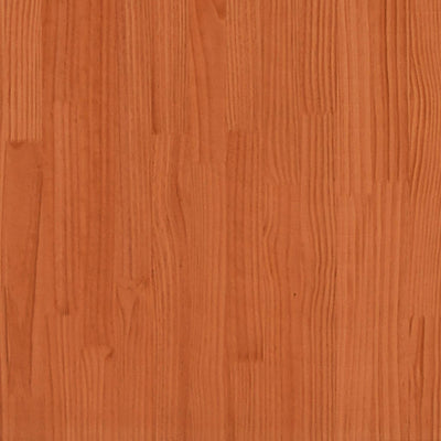 Coffee Table Wax Brown 110x50x33.5 cm Solid Wood Pine