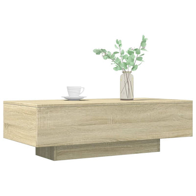 Coffee Table Sonoma Oak 100x49.5x31 cm Engineered Wood