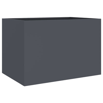 Planter Anthracite 62x47x46 cm Steel