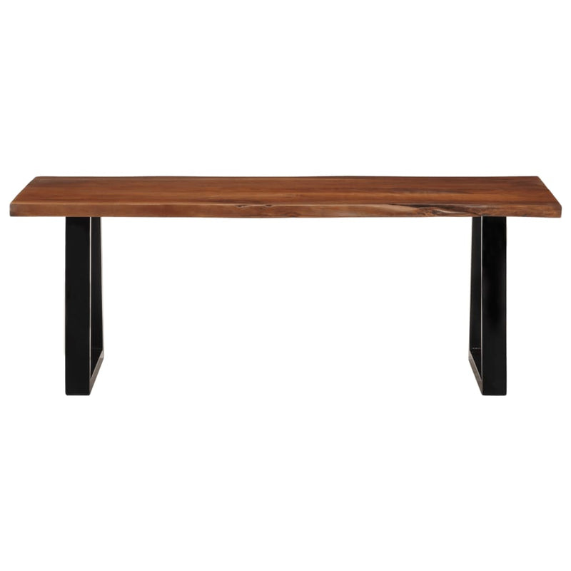 Coffee Table Honey Brown 110x55x40 cm Solid Wood Acacia