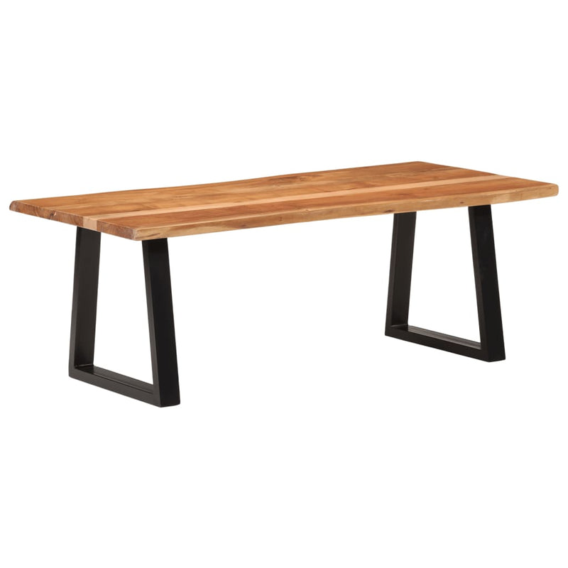 Coffee Table 110x55x40 cm Solid Wood Acacia