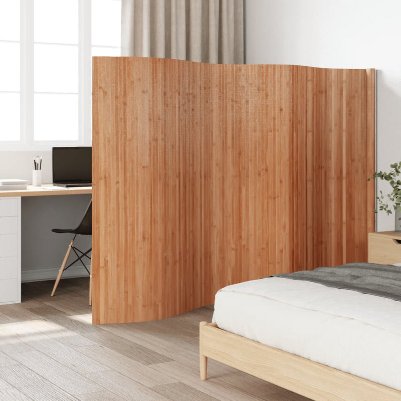 Room Divider Natural 165x400 cm Bamboo