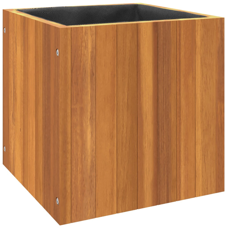 Garden Planter 35x35x35 cm Solid Wood Acacia