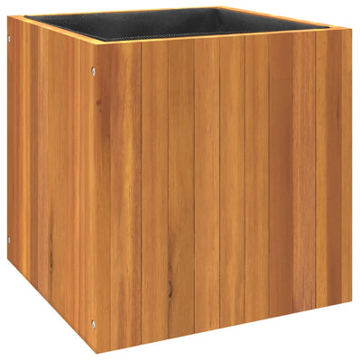 Garden Planter 45x45x45 cm Solid Wood Acacia