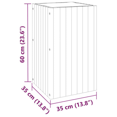 Garden Planter 35x35x60 cm Solid Wood Acacia