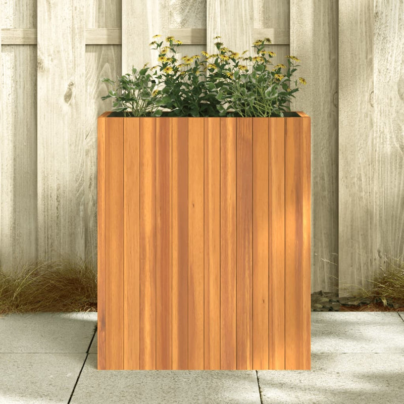 Garden Planter 59x27.5x70 cm Solid Wood Acacia