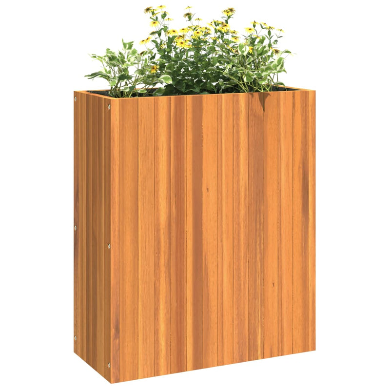 Garden Planter 59x27.5x70 cm Solid Wood Acacia