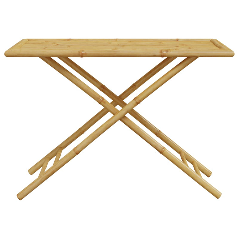 Folding Garden Table 110x55x75 cm Bamboo