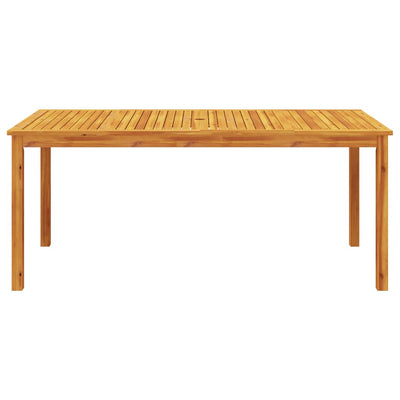 Garden Dining Table 180x90x75 cm Solid Wood Acacia