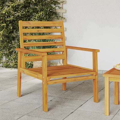 Garden Sofa Chair 2pcs Solid Wood Acacia