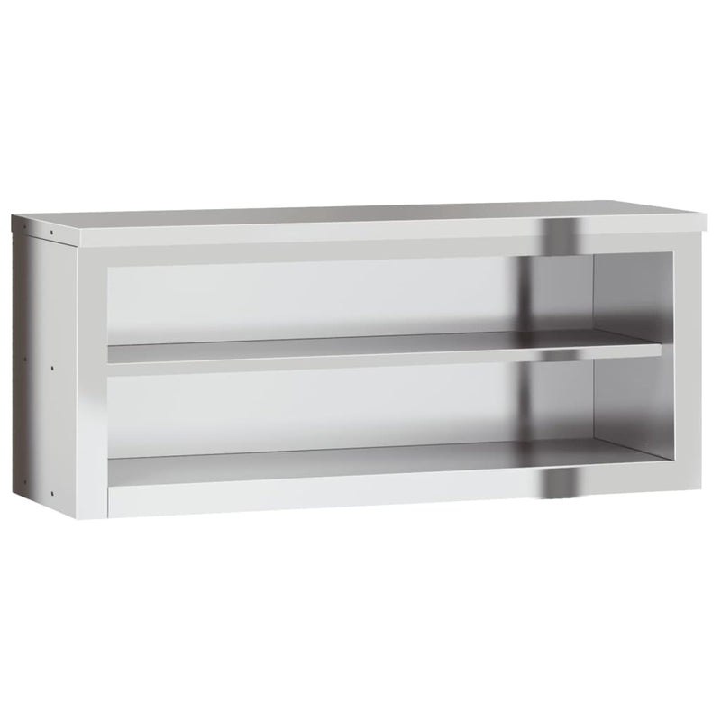 Kitchen Wall Cabinet with Shelf Stainless Steel