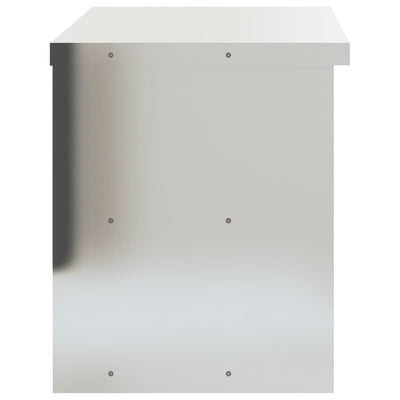 Kitchen Wall Cabinet with Shelf Stainless Steel