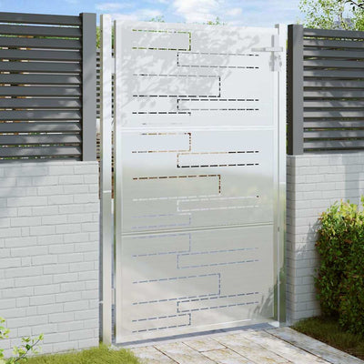 Garden Gate 100x150 cm Stainless Steel