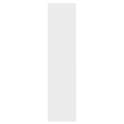Shoe Cabinet White 80x21x87.5 cm Engineered Wood