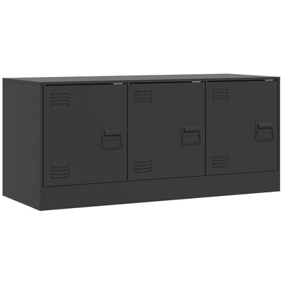 TV Cabinet Black 99x39x44 cm Steel