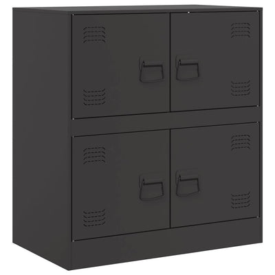 Sideboard Black 67x39x73 cm Steel