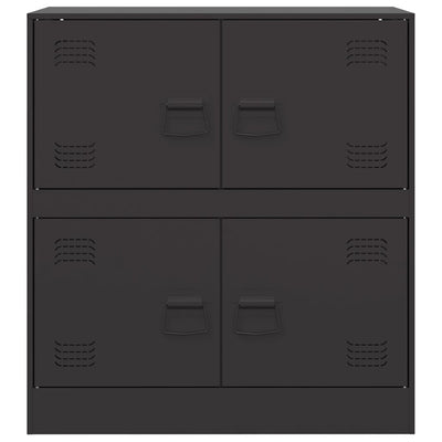 Sideboard Black 67x39x73 cm Steel