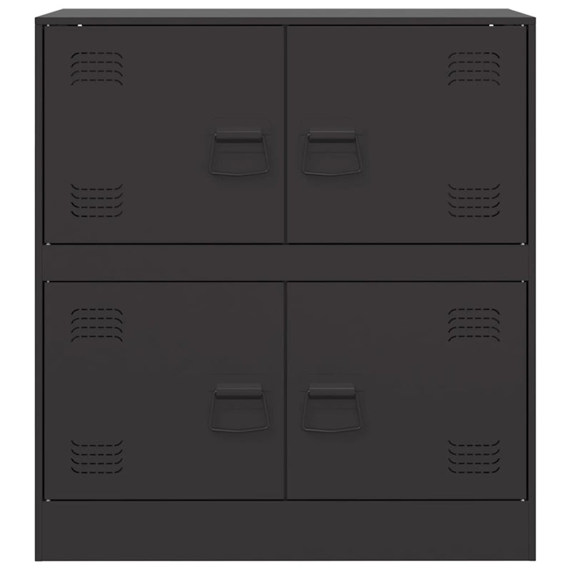 Sideboard Black 67x39x73 cm Steel